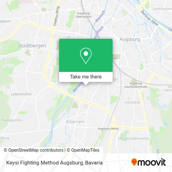 Keysi Fighting Method Augsburg map