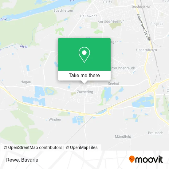 Rewe map