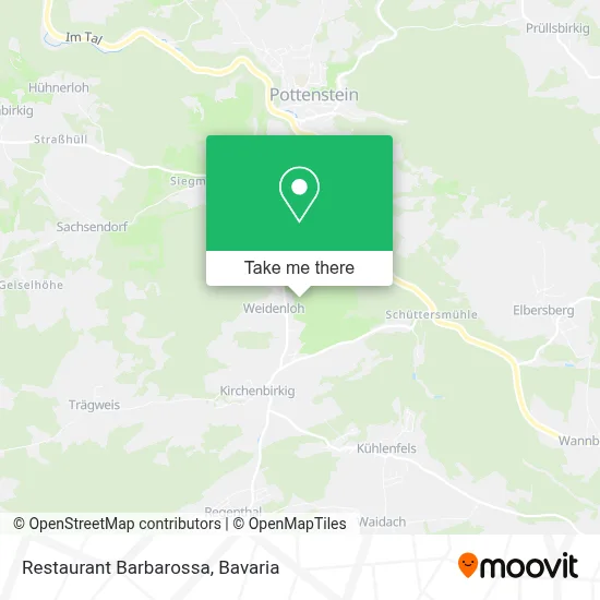 Restaurant Barbarossa map
