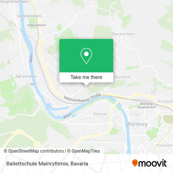 Ballettschule Mainrythmie map