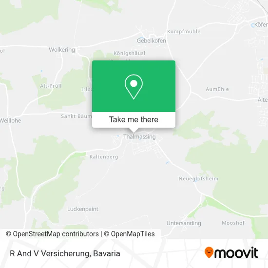 R And V Versicherung map