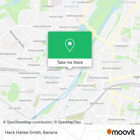 Hack Hanes Gmbh map