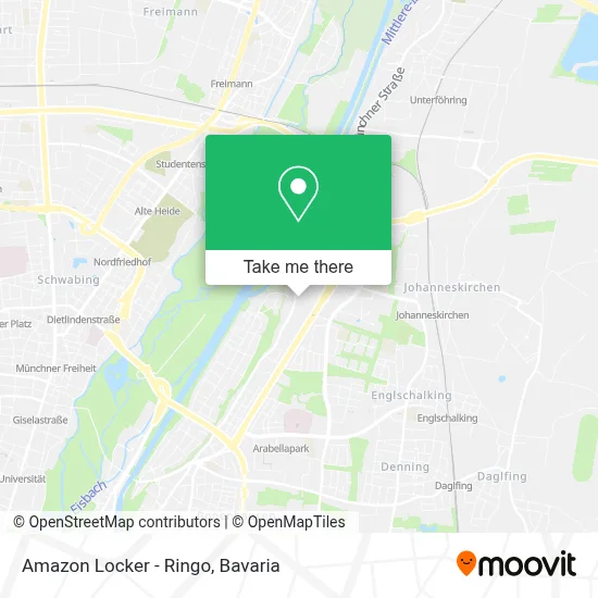 Amazon Locker - Ringo map