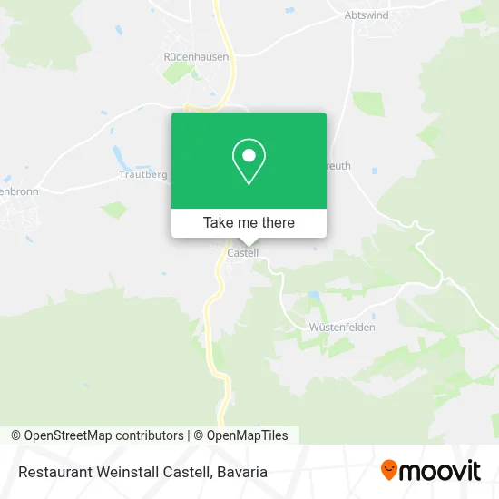 Restaurant Weinstall Castell map