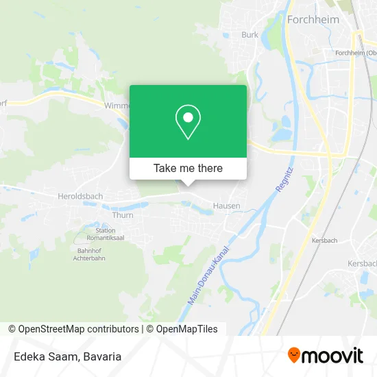 Edeka Saam map
