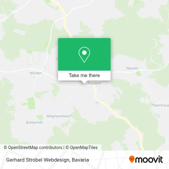 Gerhard Strobel Webdesign map