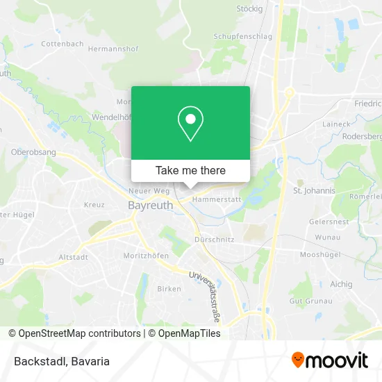 Backstadl map