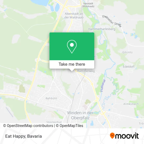Eat Happy map
