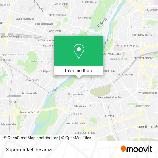 Supermarkt map