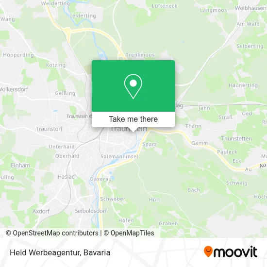 Held Werbeagentur map