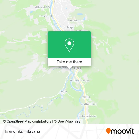 Isarwinkel map