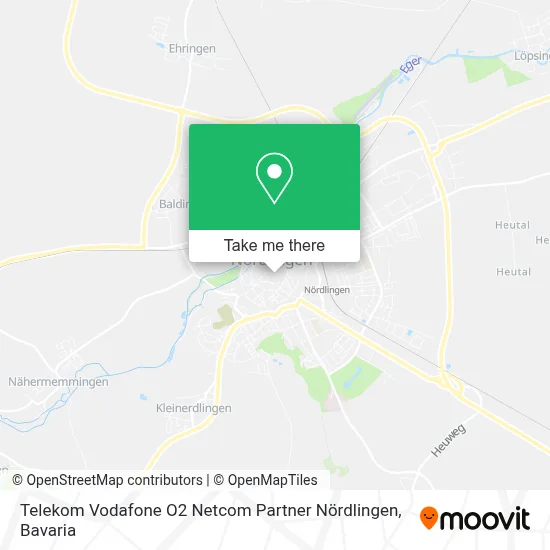 Telekom Vodafone O2 Netcom Partner Nördlingen map