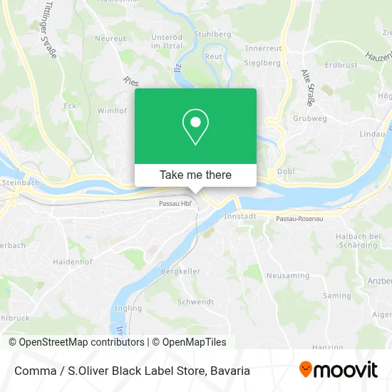 Comma / S.Oliver Black Label Store map