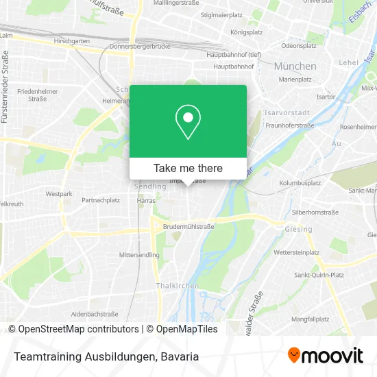 Teamtraining Ausbildungen map