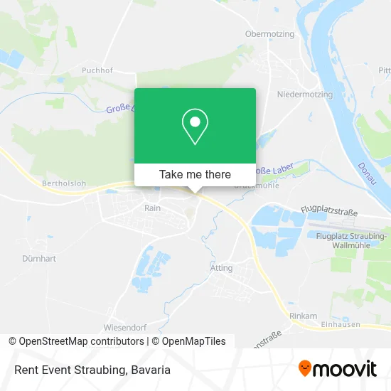 Rent Event Straubing map