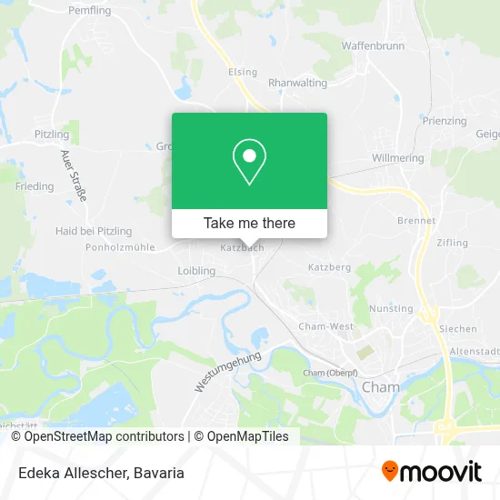 Edeka Allescher map