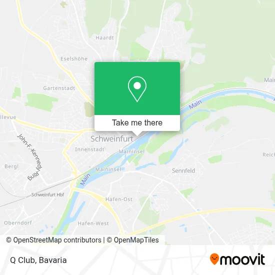 Q Club map