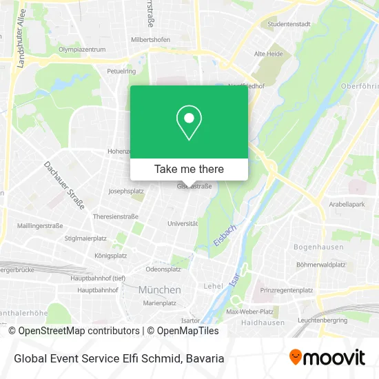 Global Event Service Elfi Schmid map