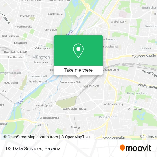 D3 Data Services map