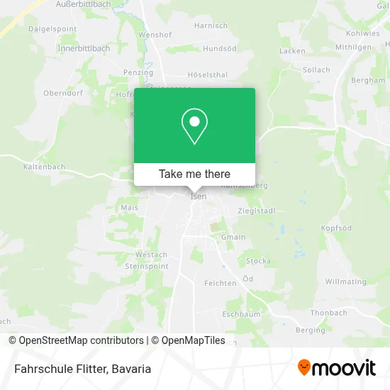 Fahrschule Flitter map