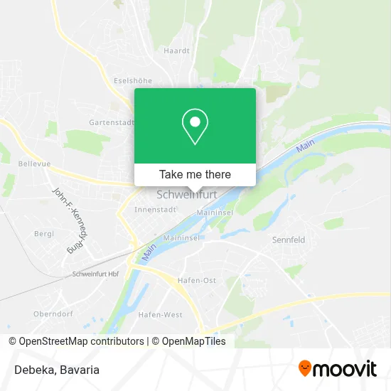 Debeka map