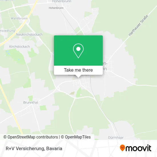 R+V Versicherung map
