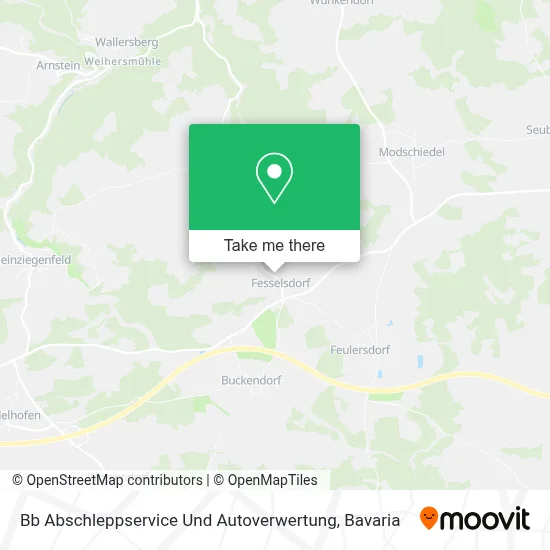 Bb Abschleppservice Und Autoverwertung map