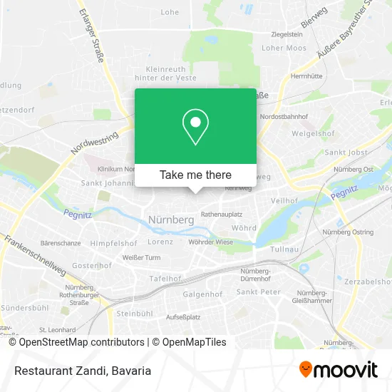 Restaurant Zandi map