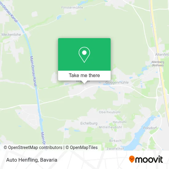 Auto Henfling map