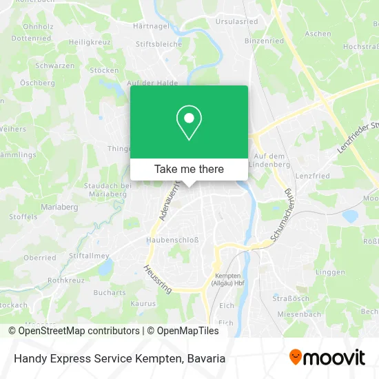 Handy Express Service Kempten map