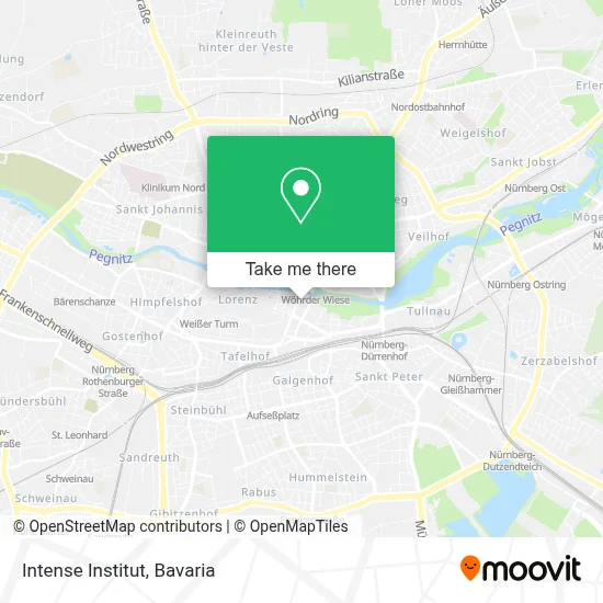 Intense Institut map