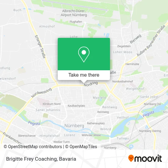 Brigitte Frey Coaching map