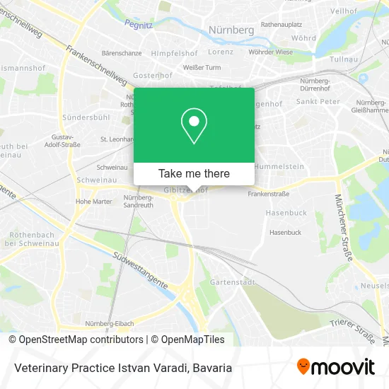 Veterinary Practice Istvan Varadi map