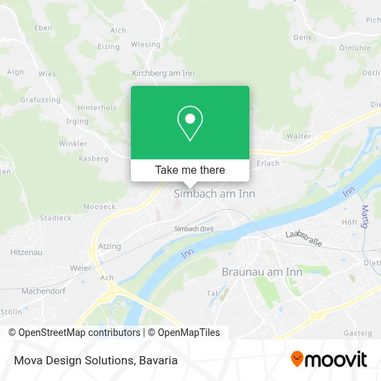 Mova Design Solutions map