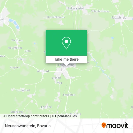 Neuschwanstein map