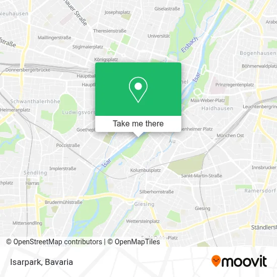 Isarpark map