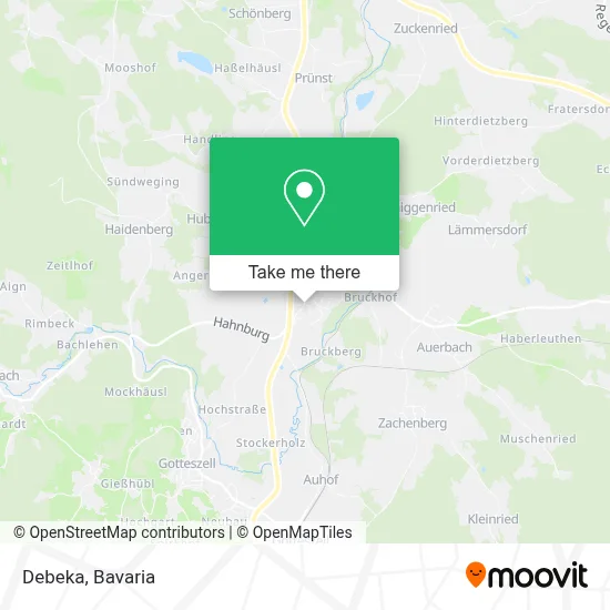 Debeka map