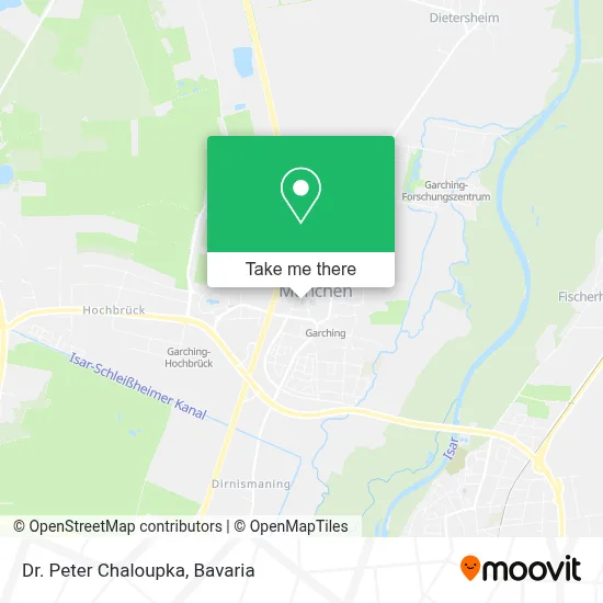 Dr. Peter Chaloupka map