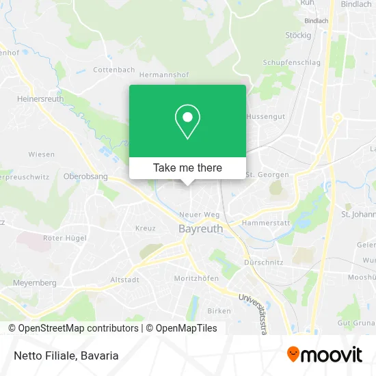 Netto Filiale map