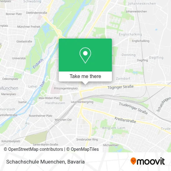 Schachschule Muenchen map