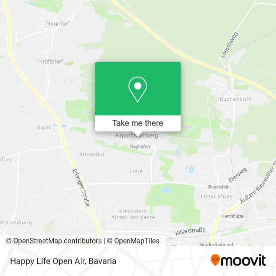 Happy Life Open Air map