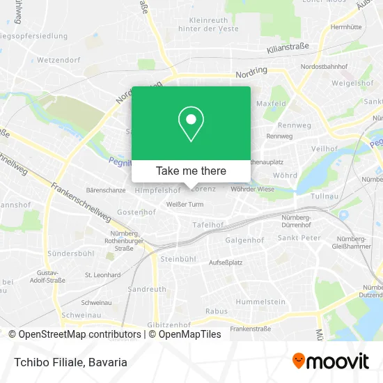 Tchibo Filiale map