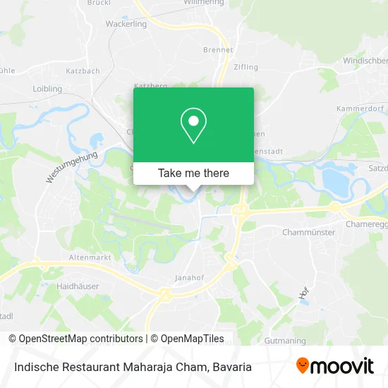 Indische Restaurant Maharaja Cham map