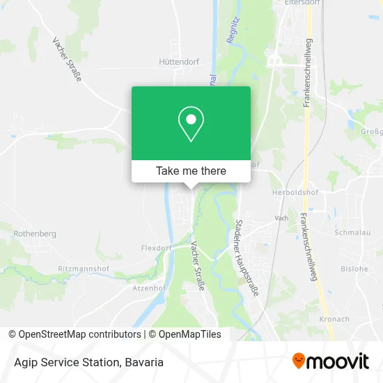 Agip Service Station map