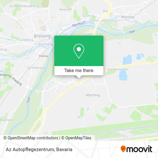 Az Autopflegezentrum map