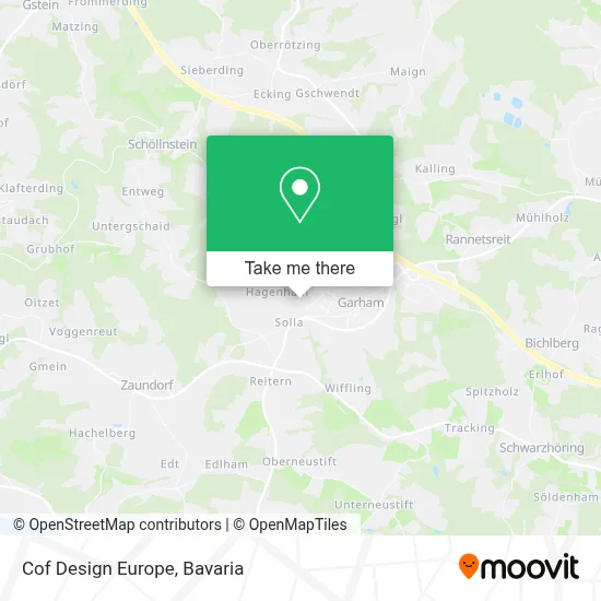 Cof Design Europe map