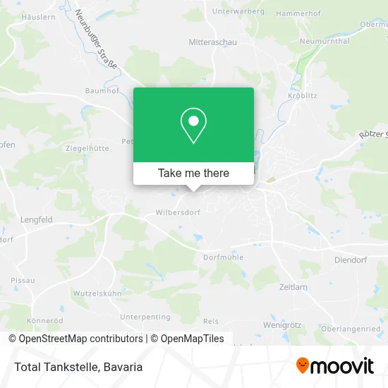Total Tankstelle map