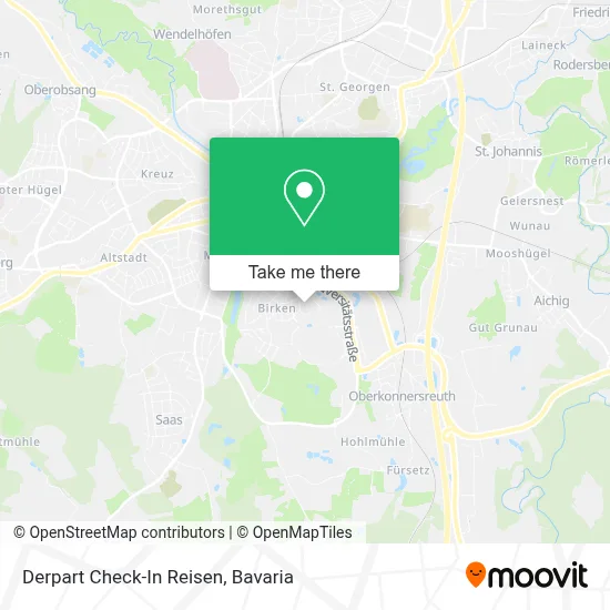 Derpart Check-In Reisen map