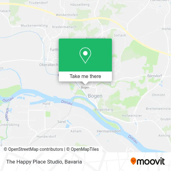 The Happy Place Studio map