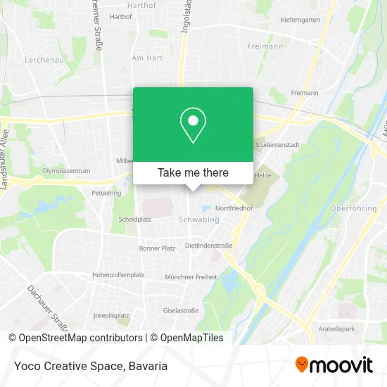 Yoco Creative Space map